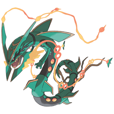 Mega Rayquaza artwork