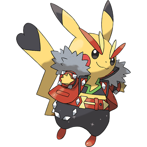 Pikachu Rock Star artwork
