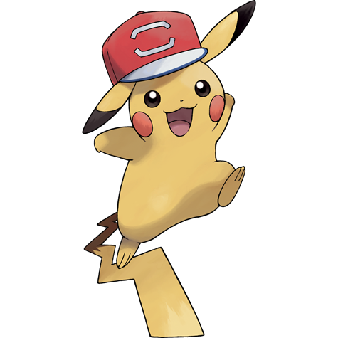 Alola Cap Pikachu artwork