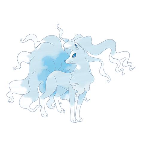 Alolan Ninetales artwork