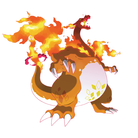 Gigantamax Charizard artwork