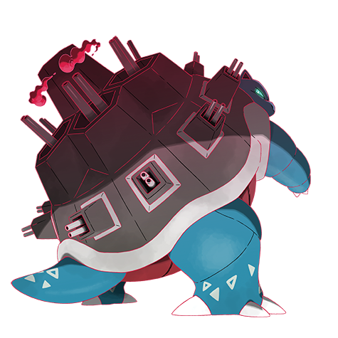 Gigantamax Blastoise artwork