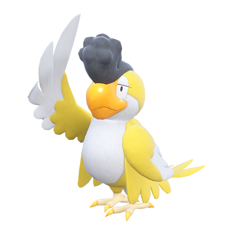 Yellow Plumage Squawkabilly artwork